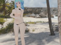 Miku Blender render Test - Screenshot 7 of 16 - Blender