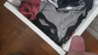 Cum Is In Her Sister's Pantyhose Drawer Because She Isn't At Home