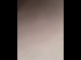 ebony, vertical video, sloppy blowjob, handjob