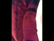 Preview 1 of WANKING in my New DEADPOOL Outfit ** Rock HARD COCK & Super HORNY **