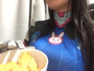 SFW [ASMR] Intense Mouth Sounds Mic Nibbling_DVA cosplay