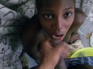 BBC Got Deepthroat And Jerk_Off Cumload On Teen Ebony Milf_In POV Throat Fuck - Mastermeat1