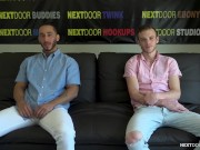 Preview 1 of NextDoorCasting - Xavier Cole's First Time Bottom