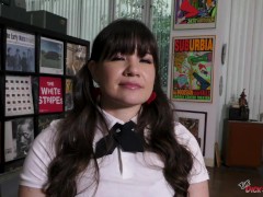 Behind the Scenes Interview with Porn star Alison Rey at The Dick Suckers