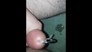 I put a penis ring in the urethra.