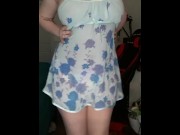 Preview 1 of Striptease in a My Favorite Little Dress