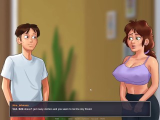 Summertime Saga Part 53 being Touched by the Teacher in the School