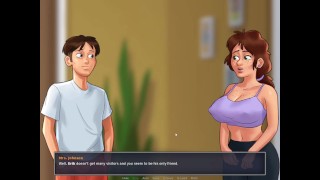 Summertime Saga Part 53 being touched by the teacher in the school