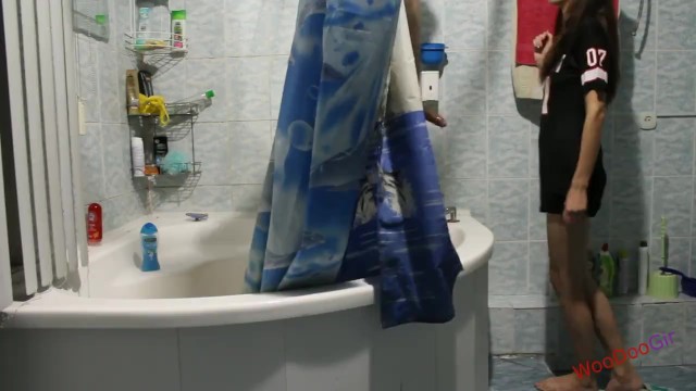 Homemade Porn. Step-brother Caught a Peeping Sister