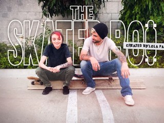 MODEL TIME Genderfluid Skater Bangs their Hot Instructor