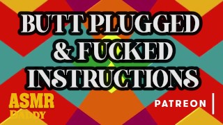 Butt Plugged & Fucked Instructions Audio