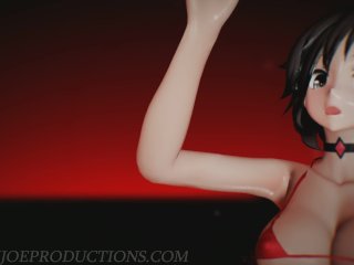 solo female, mmd hentai, cartoon, big boobs