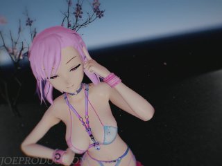 hentai music video, deathjoeproductions, pink misaka, misaka mikoto hentai