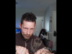 Making a ginger plug and chopped ginger ice cubes for self figging!