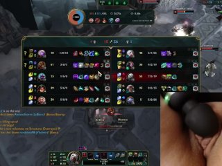 Playing League ofLegends witha vibrator on my clit #1 Luna