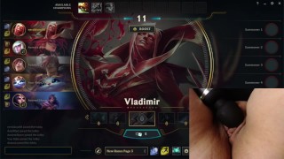I'm Playing League Of Legends On My Clit #1 Luna With A Vibrator