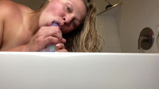 Riding my toy with my favorite Plug in my ass.