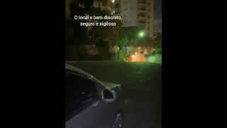 Married Dogging Having Sex With Powerful In Front Of Her Husband In The Car Streets Sp