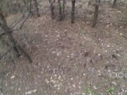 Preview 2 of Innocent teen public play with pussy in the forest, masturbating outside