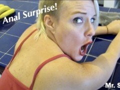 I Fuck Her Ass with No Warning: Anal Surprise While She Cleans The Kitchen