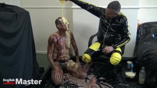 Мокрый и грязный, грязный и слизь Веселье на день рождения с предварительным просмотром My boy