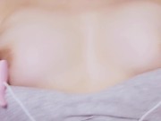 Preview 5 of Masturbation with nipple clip vibes
