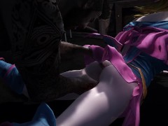 天际 黑魔导女孩在无人的仓库被两个猛男操 - Screenshot 2 of 16 - Public