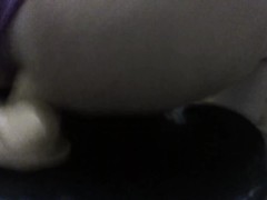 Pantied Sissy First homemade ride video