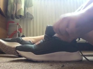 REMOVING TRAINERS AND RUBBING MY SEXY FEET