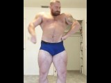 Beefy Bodybuilder Flexing Tease OnlyfansBeefBeast