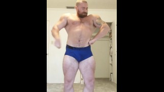 Beefy Bodybuilder Flexing Tease OnlyfansBeefBeast