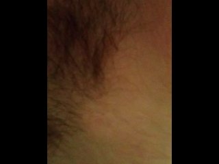 Shaky Cellphone Video Girl Licks Her own VERY HAIRY Armpits, Loves it