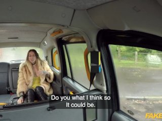 Fake Taxi Ava Austen rides a big black dildo on the backseat screenshot number 1