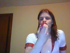 Sissy Deepthroat Practice - Screenshot 8 of 16 - Sissy