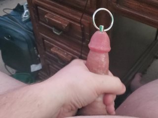 thick male, close up, masturbation, adult toys