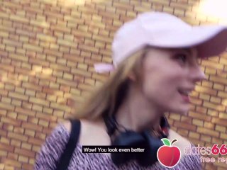 CUTE teeny LILY RAY needs to get her pussy stuffed hard! (ENGLISH) Dates66