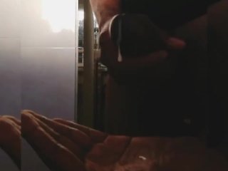 Musturbating my long bigblackdick until I cum