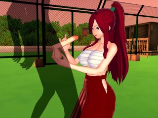 FAIRY TAIL Sex with ERZA SCARLET 3D HENTAI