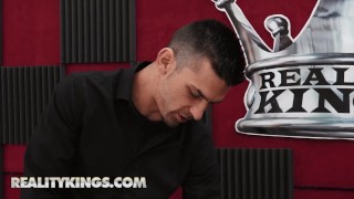 Reality Kings - Sneaky radio host Athena Faris tries some bbc