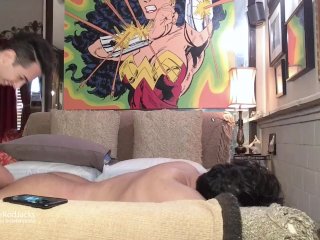 Muscle guy bottoms and sucks cute 20 yr old