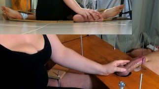 业余。我毁了他的性高潮，我挠了他的脚，又毁了他的性高潮