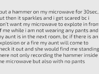 i put a hammer in my microwave