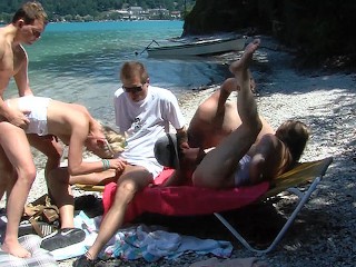 Public Family Therapy Beach Orgy