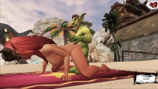 Trpaslík V Prdeli Vysoká Krása Svět Warcraft Porno