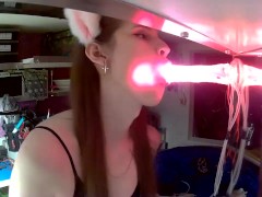 Cветящийся дилдо глубокая глотка LED dildo - Screenshot 7 of 16 - Deepthroat