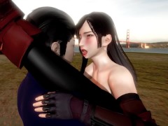 AI少女 要这样压着蒂法的双腿才能打败她 - Screenshot 4 of 16 - 3d
