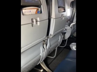 Flashing my Cock on Airplane