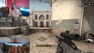 Played CS GO With Lush Stucked In My Pussy Brazilian Amateur Cherry Adams