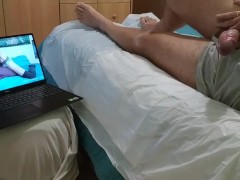 Cumming (Almost) Hands Free Watching A Masturbation Video from TeenyGinger