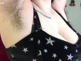 My Hairiest Pits - Hairy Armpit WorshipSweat Fetish_Brunette All Natural